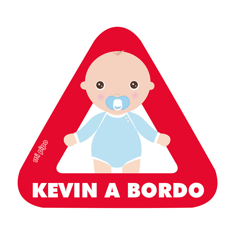 Adhesivo Bebé a bordo para coche Personalizado Bebe Chico 1 Adhesivo Bebé a bordo para coche Personalizado Bebe Chico