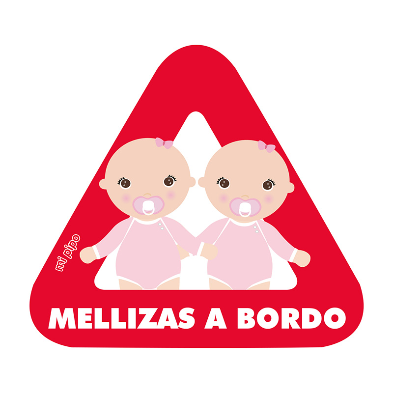 Adhesivo Bebé a bordo para coche Personalizado 2 Bebés 8 Adhesivo Bebé a bordo para coche Personalizado 2 Bebés - Imagen 8