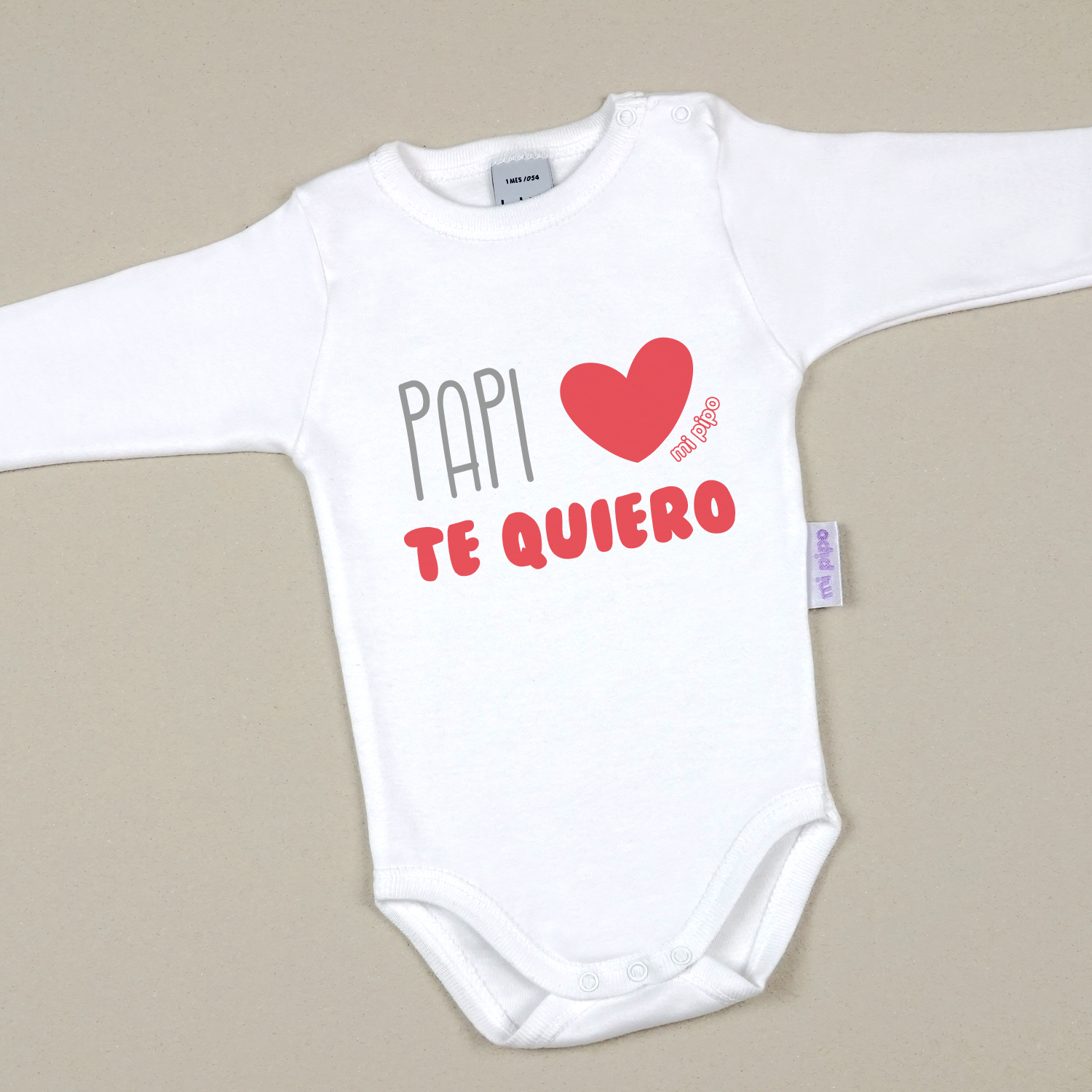 Body Divertido Papi Te Quiero 1 Body Divertido Papi Te Quiero
