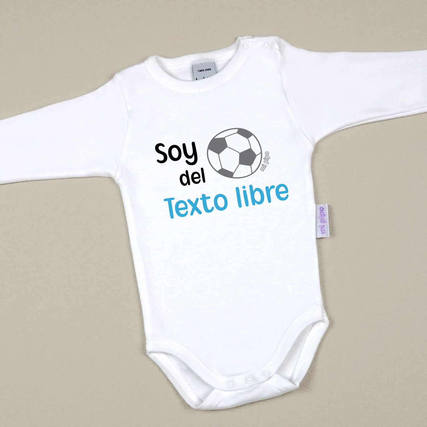 Body Divertido Soy del (tu equipo) 1 Body Divertido Soy del (tu equipo)