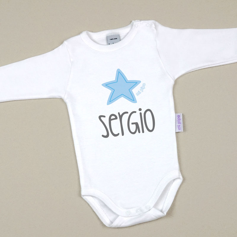 Body Personalizado Estrella Azul 1 Body Personalizado Estrella Azul