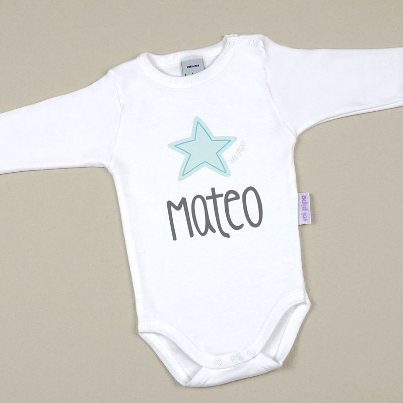 Body Personalizado Estrella Menta 1 Body Personalizado Estrella Menta
