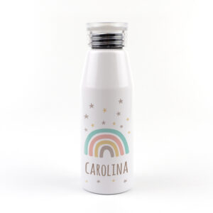 Botella Aluminio Personalizada Arcoíris Soft