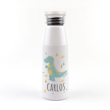 Botella Aluminio Personalizada Dinosaurio