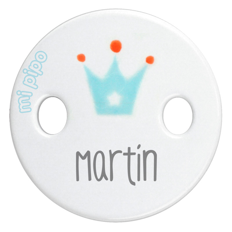 Sujetachupetes Personalizado Deco Corona Azul 1 Sujetachupetes Personalizado Deco Corona Azul
