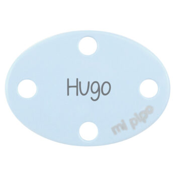 Sujetachupetes Personalizado Ovalado Celeste