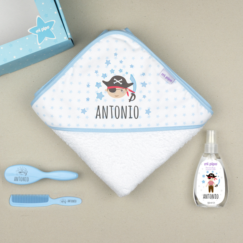 Cajita al Agua Personalizada Pirata 1 Cajita al Agua Personalizada Pirata