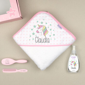 Cajita al Agua Personalizada Unicornio