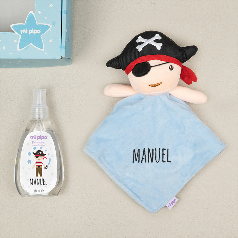 Cajita Dou Dou + Colonia Personalizada Pirata 1 Cajita Dou Dou + Colonia Personalizada Pirata