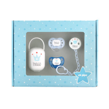 Cajita Mis Imprescindibles Personalizada Corona Azul