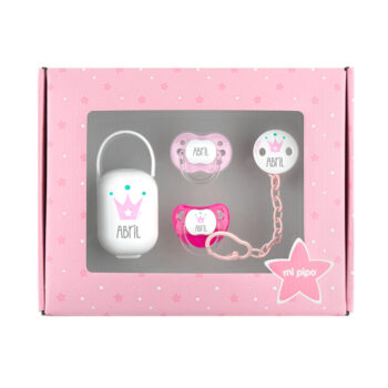 Cajita Mis Imprescindibles Personalizada Corona Rosa