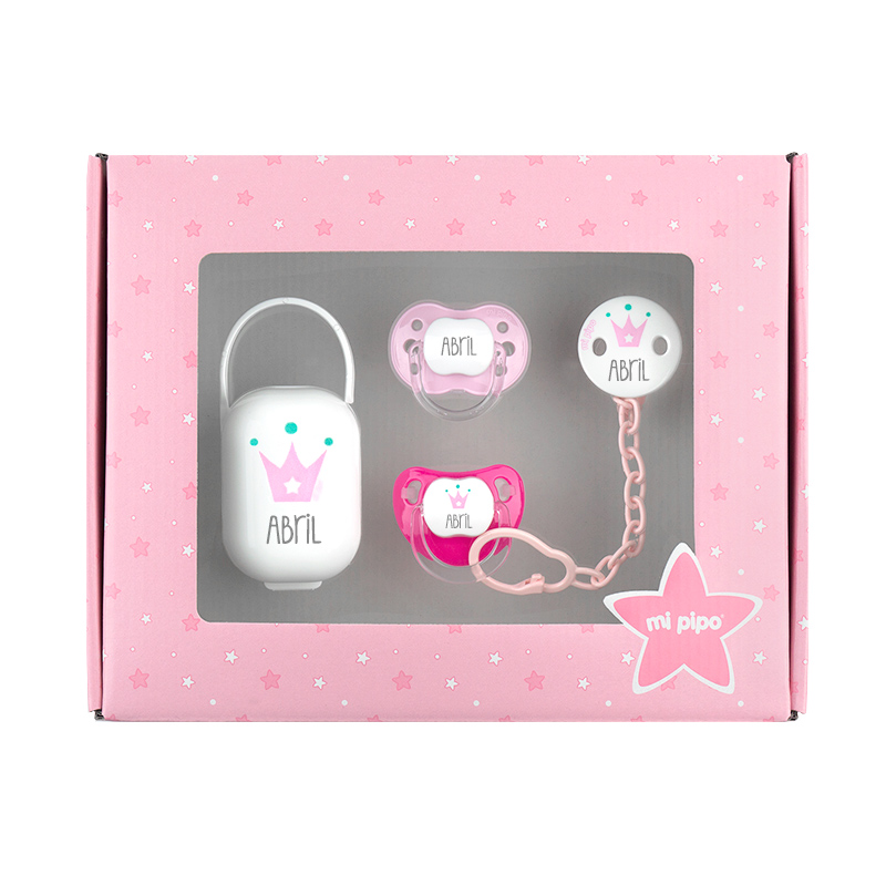 Cajita Mis Imprescindibles Personalizada Corona Rosa 1 Cajita Mis Imprescindibles Personalizada Corona Rosa