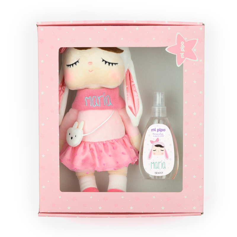 Cajita Muñeca Metoo + Colonia Personalizada Bunny 1 Cajita Muñeca Metoo + Colonia Personalizada Bunny