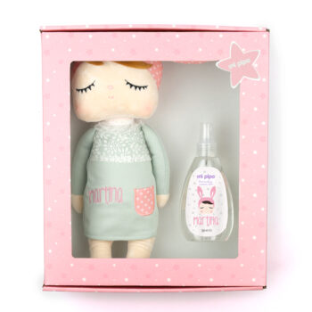 Cajita Muñeca Metoo + Colonia Personalizada Gris