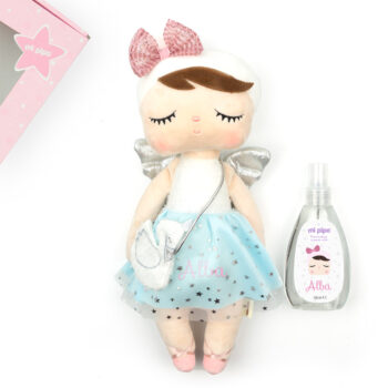 Cajita Muñeca Metoo + Colonia Personalizada Ángel Azul