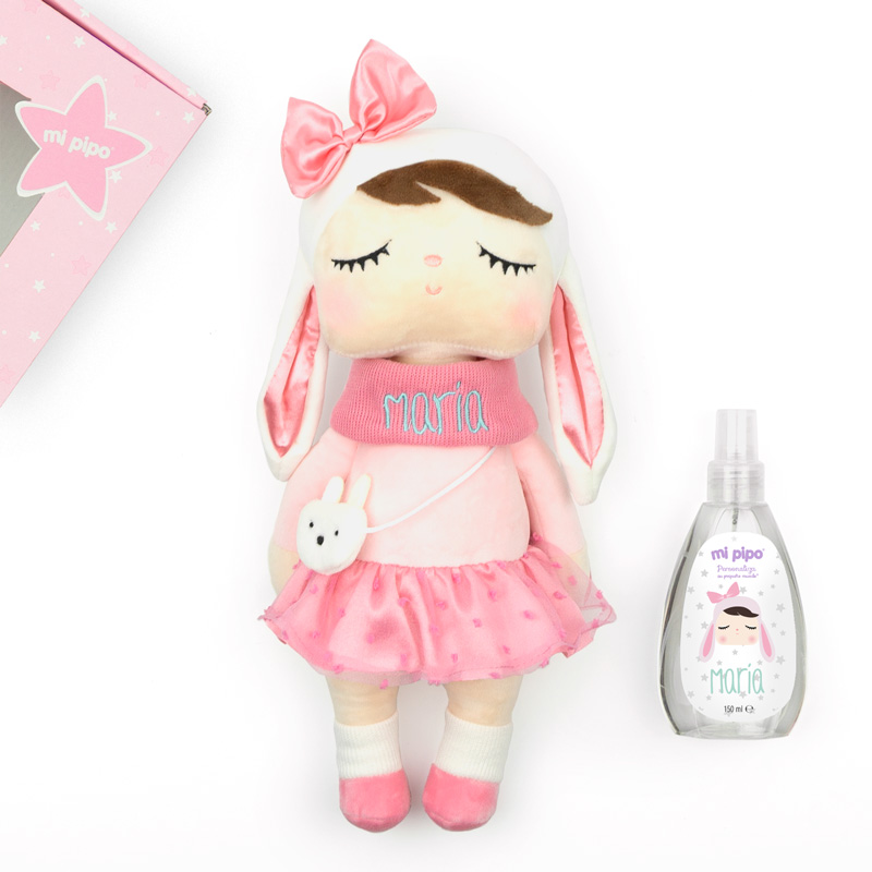 Cajita Muñeca Metoo + Colonia Personalizada Bunny 2 Cajita Muñeca Metoo + Colonia Personalizada Bunny - Imagen 2