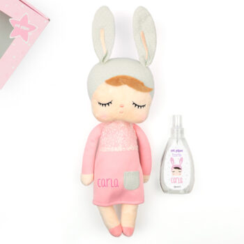 Cajita Muñeca Metoo + Colonia Personalizada Rosa
