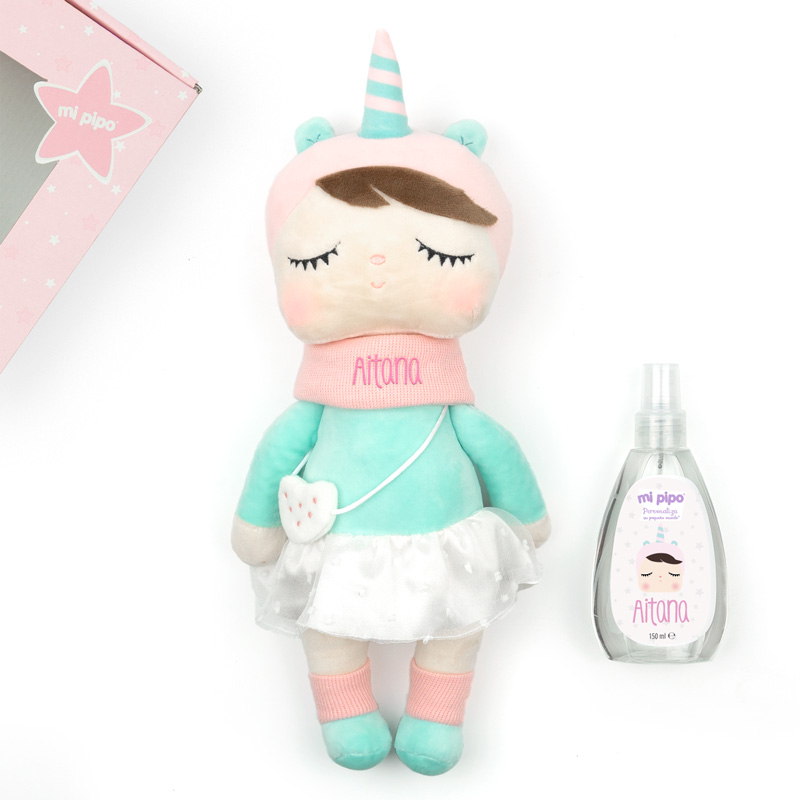 Cajita Muñeca Metoo + Colonia Personalizada Unicornio 2 Cajita Muñeca Metoo + Colonia Personalizada Unicornio - Imagen 2