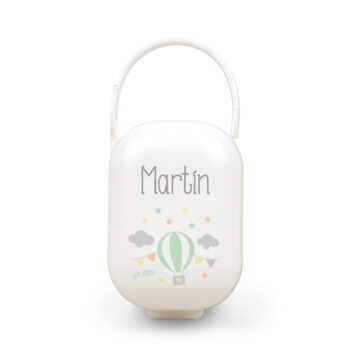 Cajita Portachupetes Personalizada Deco Globo