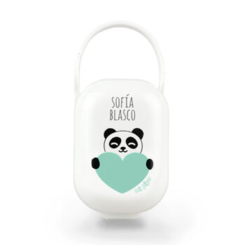 Cajita Portachupetes Personalizada Deco Panda
