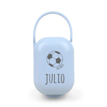 Cajita Portachupetes personalizada Balón, color a elegir