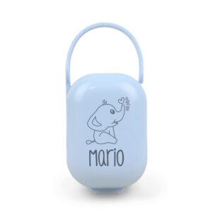 Cajita Portachupetes personalizada Elefante, color a elegir