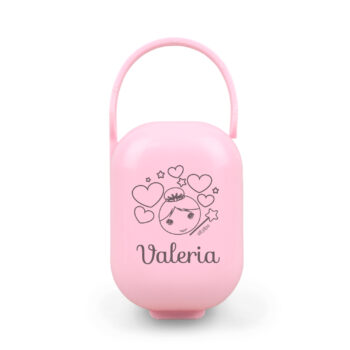 Cajita Portachupetes personalizada Hada, color a elegir