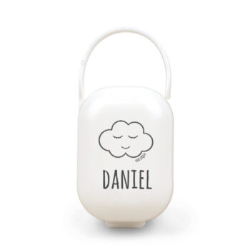 Cajita Portachupetes personalizada Nube, color a elegir