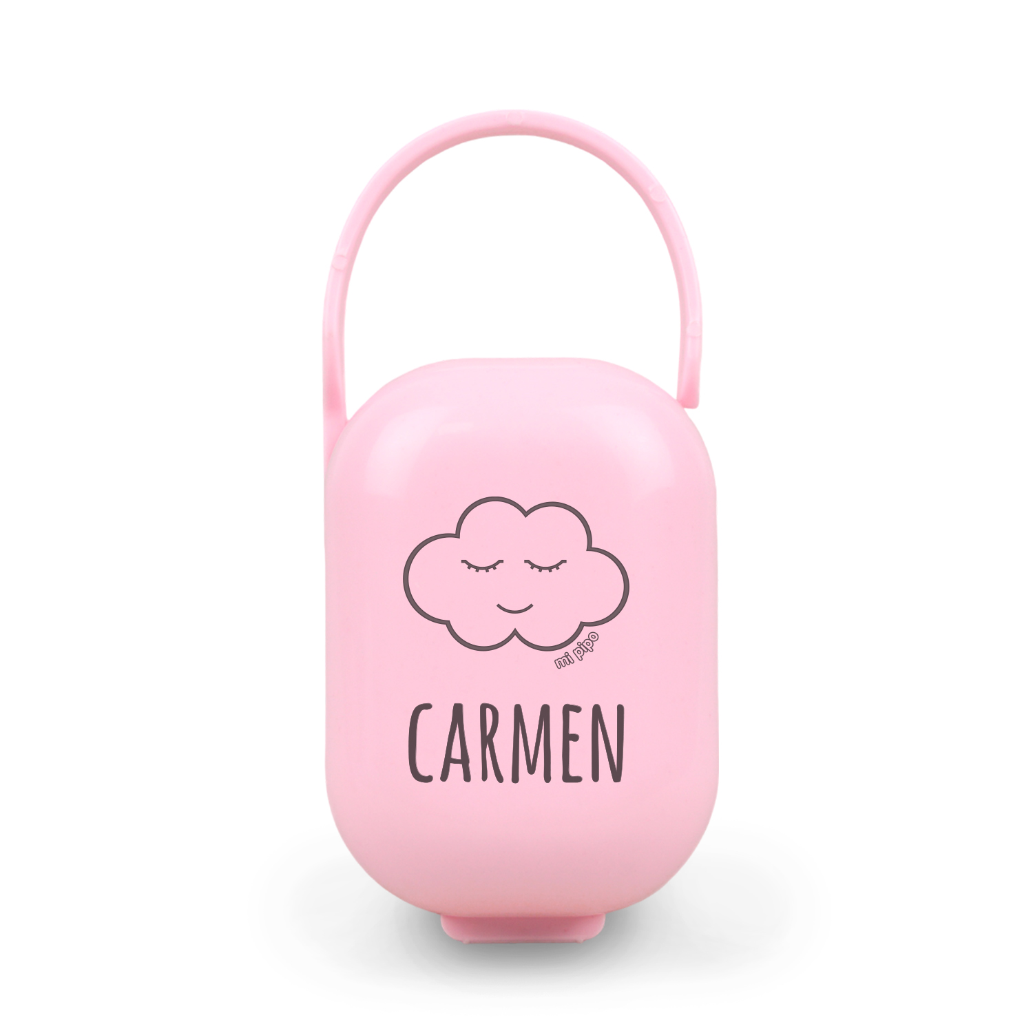 Cajita Portachupetes personalizada Nube, color a elegir 2 Cajita Portachupetes personalizada Nube, color a elegir - Imagen 2