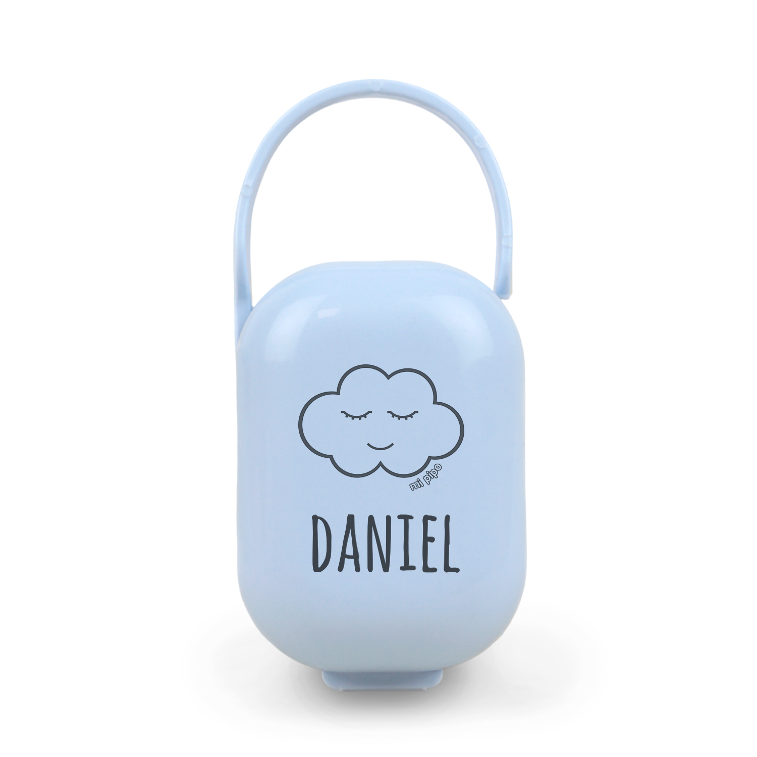 Cajita Portachupetes personalizada Nube, color a elegir 3 Cajita Portachupetes personalizada Nube, color a elegir - Imagen 3