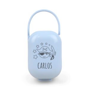 Cajita Portachupetes personalizada Pirata, color a elegir