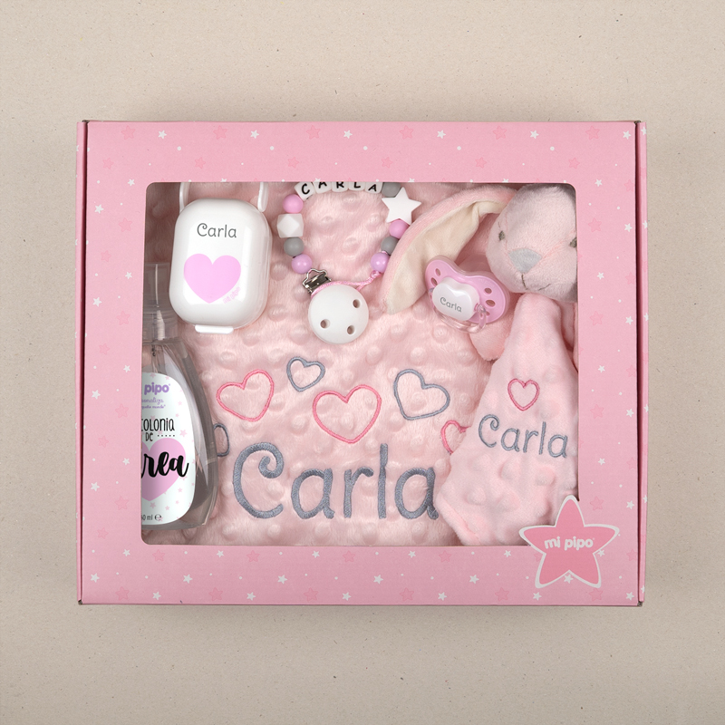 Cajita Sweet Personalizada Conejito Rosa 2 Cajita Sweet Personalizada Conejito Rosa - Imagen 2