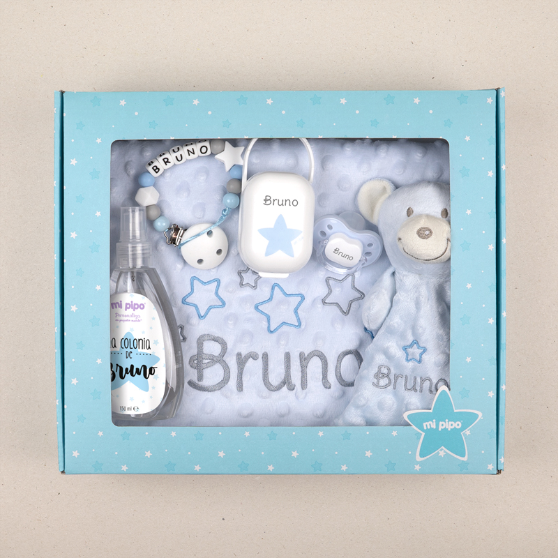 Cajita Sweet Personalizada Osito Azul 2 Cajita Sweet Personalizada Osito Azul - Imagen 2
