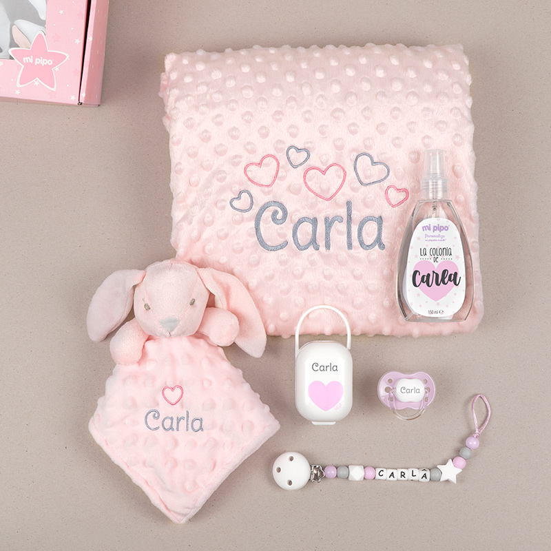 Cajita Sweet Personalizada Conejito Rosa 1 Cajita Sweet Personalizada Conejito Rosa