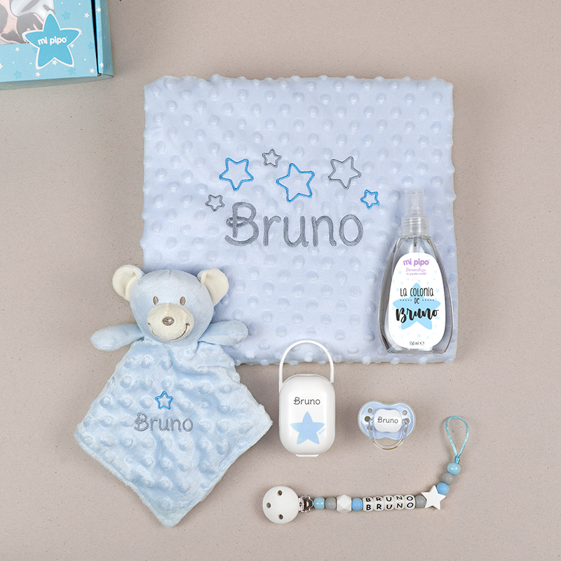 Cajita Sweet Personalizada Osito Azul 1 Cajita Sweet Personalizada Osito Azul