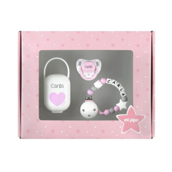 Cajita Top Personalizada Baby Rosa