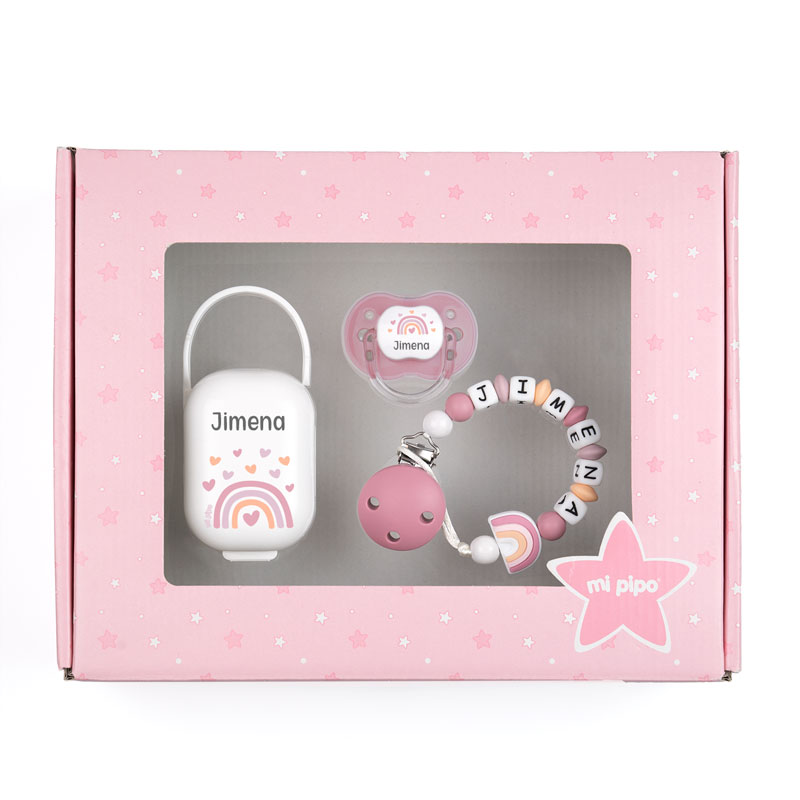 Cajita Top Personalizada Arcoíris Blush 1 Cajita Top Personalizada Arcoíris Blush