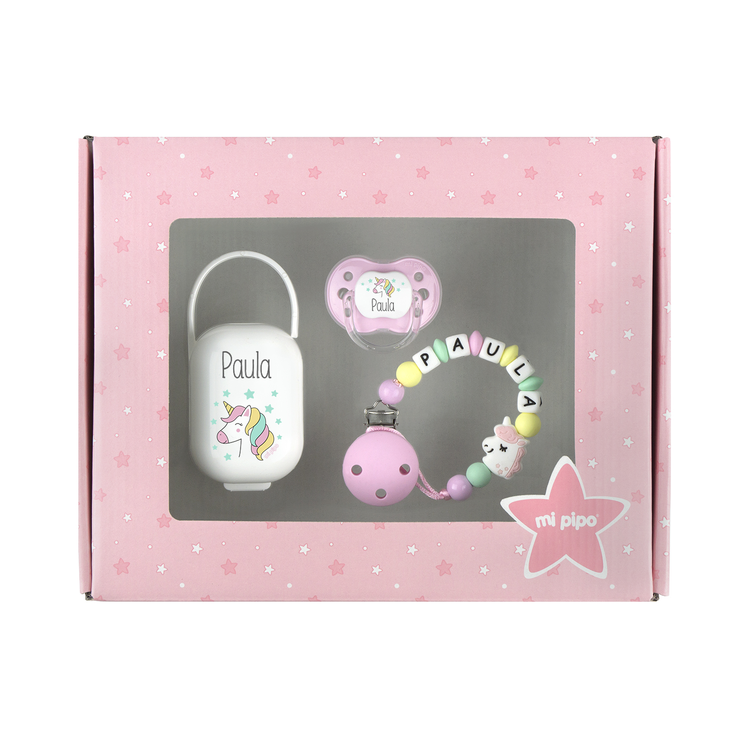 Cajita Top Personalizada Unicornio Rosa 1 Cajita Top Personalizada Unicornio Rosa