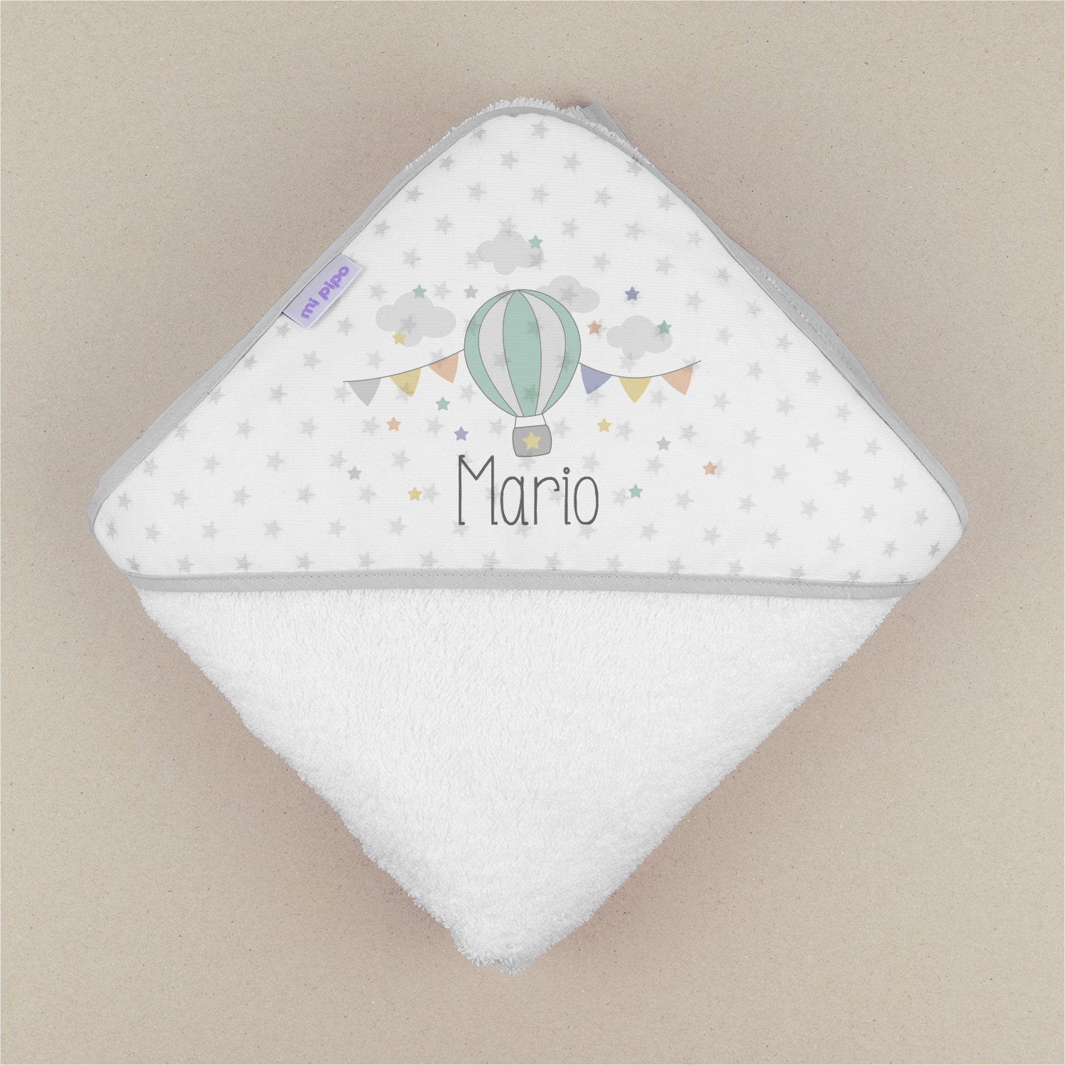 Capa de Baño Personalizada Globo 1 Capa de Baño Personalizada Globo