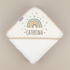 Capa de baño arcoíris soft
