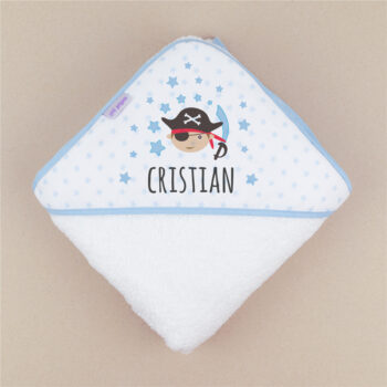 Capa de Baño Personalizada Pirata
