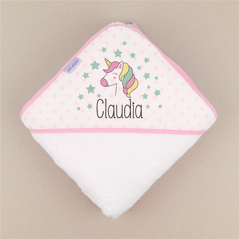Capa de Baño Personalizada Unicornio 3 capa de baño unicornio