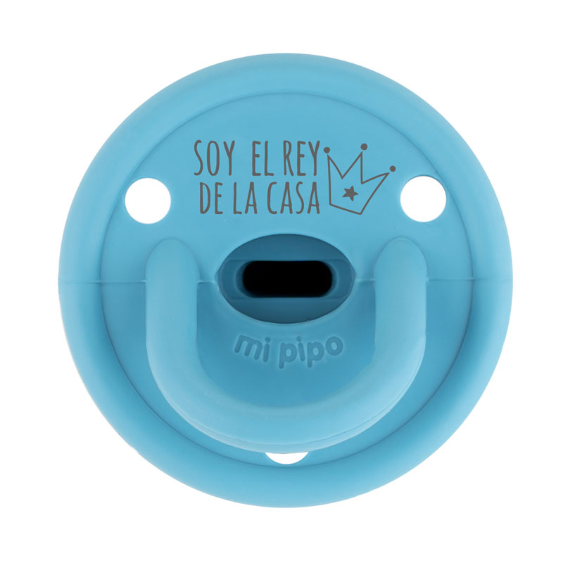 Chupete Gummy Divertido Soy el Rey de la casa, color a elegir