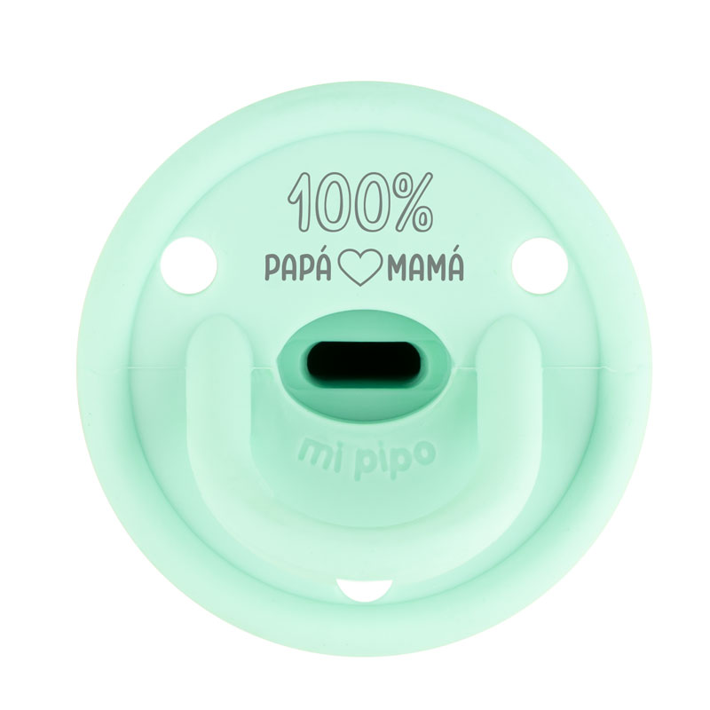Chupete Gummy Divertido 100% Papá y Mamá, color a elegir