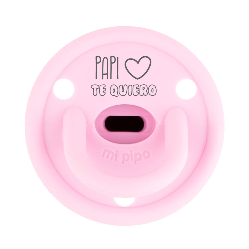 Chupete Gummy Divertido Papi te quiero, color a elegir 1 Chupete Gummy Divertido Papi te quiero, color a elegir