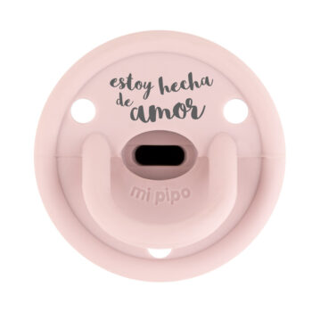 Chupete Gummy Divertido Estoy hecha de amor, color a elegir