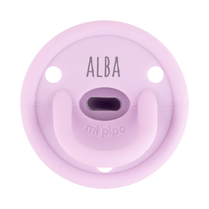 Chupete Gummy Personalizado Lila 1 Chupete Gummy Personalizado Lila