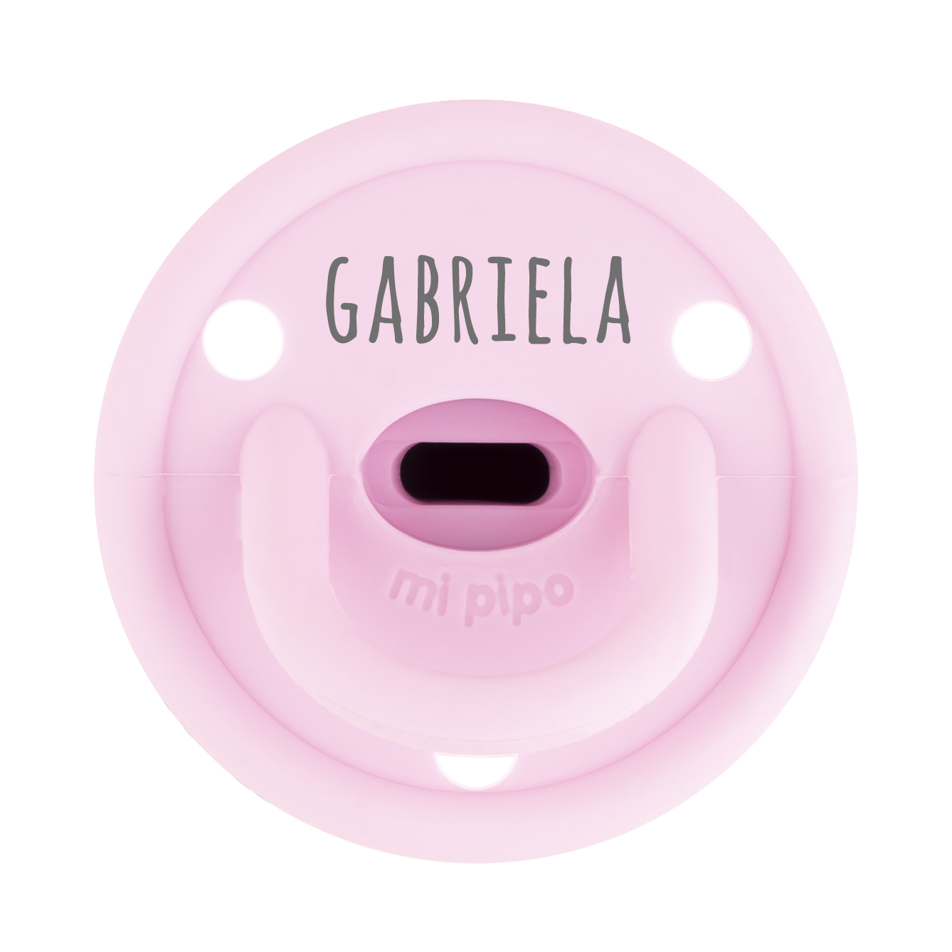 Chupete Gummy Personalizado Rosa 1 Chupete Gummy Personalizado Rosa