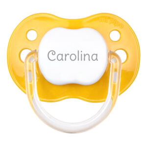 Chupete Classic Personalizado Amarillo Sunset