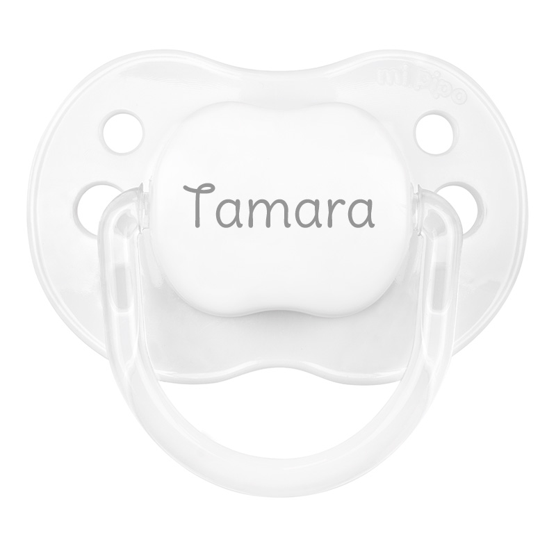 Cajita Mis Imprescindibles Personalizada Arcoíris Blush 4 Chupete blanco personalizado